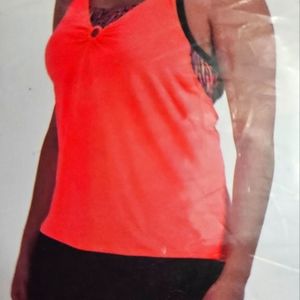 Ladies 2 piece tankini swimwear